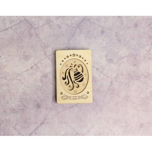 Wooden needle organizer - Aquarius