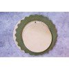 Green frame for embroidery decoration No. 1