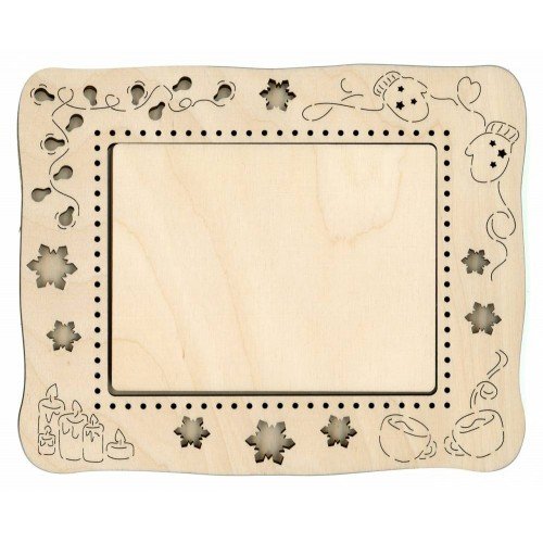 Frame for decorating embroidery - Chrismas’s warmth, horizontal No. 2