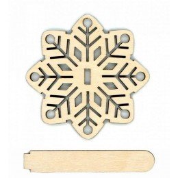 Stand for embroidery decoration - Snowflake