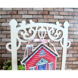 Soporte para decoración de bordados - Farolillo