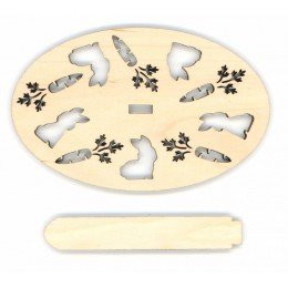 Stand for embroidery decoration - Rabbit