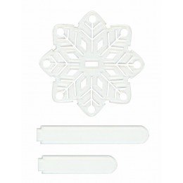 Plastic stand for decorating embroidery - Snowflake