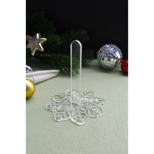Plastic stand for decorating embroidery - Snowflake