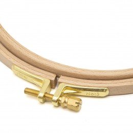 Bastidor circular de madera Nurge 16 cm