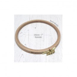 Bastidor circular de madera Nurge 19 cm