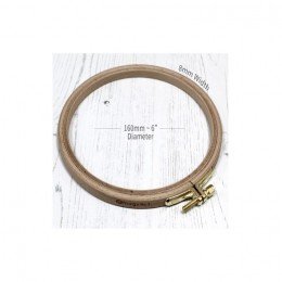 Bastidor circular de madera Nurge 16 cm