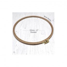 Bastidor circular de madera Nurge 31 cm