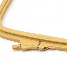 Nurge square plastic hoops brown