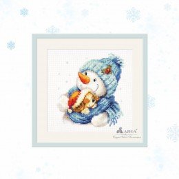 Alisa - Muñeco de nieve y perro