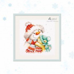 Alisa - Muñeco de nieve y oso