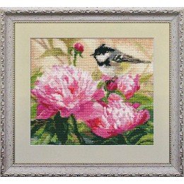 Alisa - Titmouse and peonies