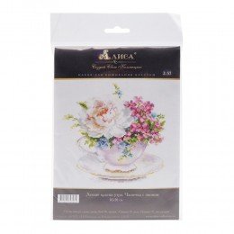 Alisa - Light colors of the morning. Cup with peony