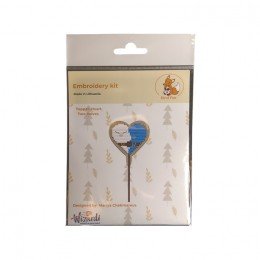 Kind Fox - Topper. Corazón. Dos mitades