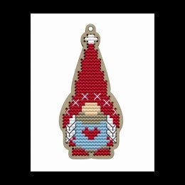 Kind Fox - Gnomo con corazón rojo