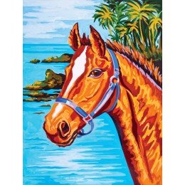 Printed tapestry canvas - Portrait of Horse's Head