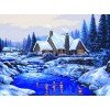 Printed tapestry canvas - Reflections in the Snow