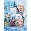Cañamazo estampado - Cheeky Kittens