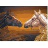 Printed tapestry canvas - Stable Mates