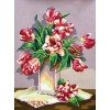 Printed tapestry canvas - Wild Tulips