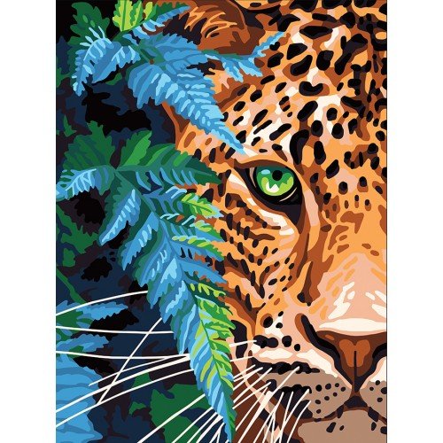Printed tapestry canvas - Leopard