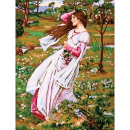 Printed tapestry canvas - A Walk in the Wind