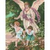 Cañamazo estampado - Ángel de la Guarda