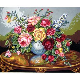 Printed tapestry canvas - The Rose Bowl