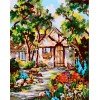 Printed tapestry canvas - Rustic Cottage