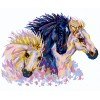 Cañamazo estampado - Estudio equino