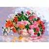Printed tapestry canvas - Roses in a China Bowl