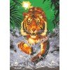 Printed tapestry canvas - Water Tiger