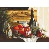 Printed tapestry canvas - Still Life With Peppers and Wine