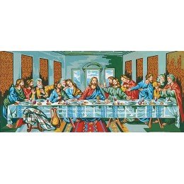 Printed tapestry canvas - The Last Supper, D'Vinci