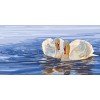 Printed tapestry canvas - Graceful Swans