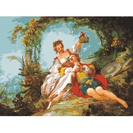 Printed tapestry canvas - The Happy Lovers