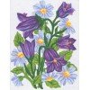 Printed tapestry canvas - Bluebells