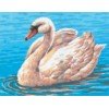 Printed tapestry canvas - Swan