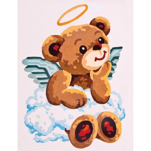 Printed tapestry canvas - Angel Bear