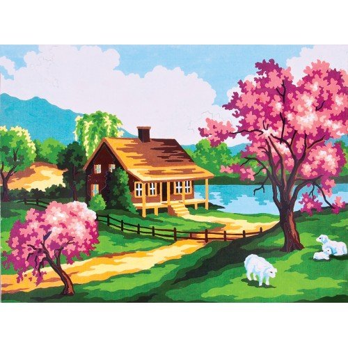 Printed tapestry canvas - Spring Time