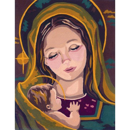 Printed tapestry canvas - Madonna and Child