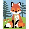 Printed tapestry canvas - Fox-cub