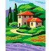 Cañamazo estampado - Cottage