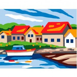 Printed tapestry canvas - Small port