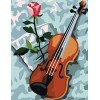Printed tapestry canvas - Violin