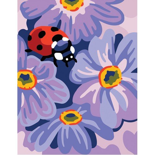 Printed tapestry canvas - Ladybug