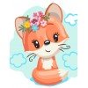 Printed tapestry canvas - Little fox