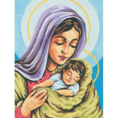 Printed tapestry canvas - Madonna and Child