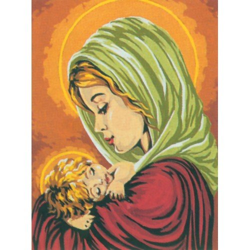 Printed tapestry canvas - Madonna and Child