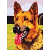 Printed tapestry canvas - German Shepherd